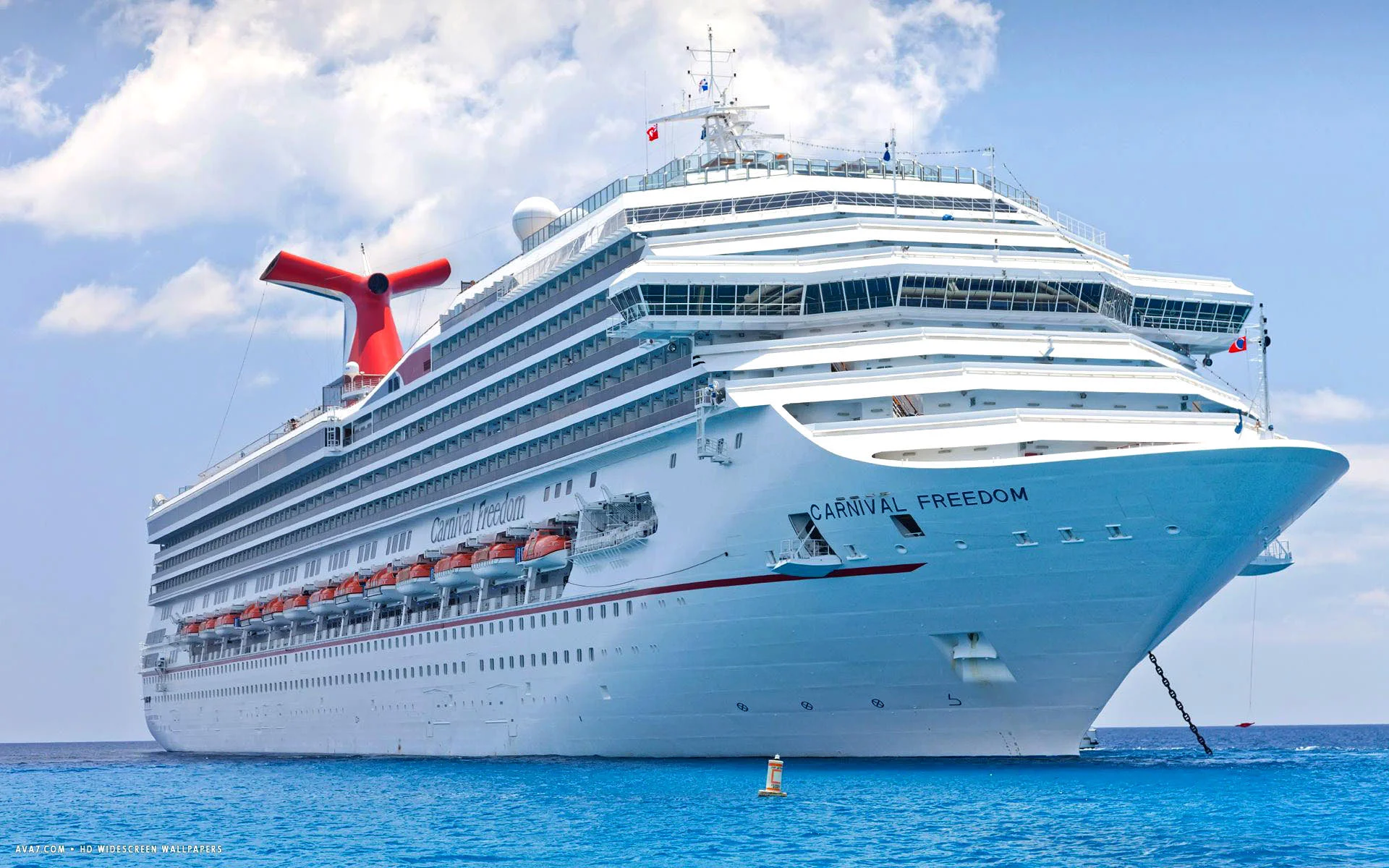 Eastern Caribbean from Norfolk, VA cruise ship Carnival Freedom
