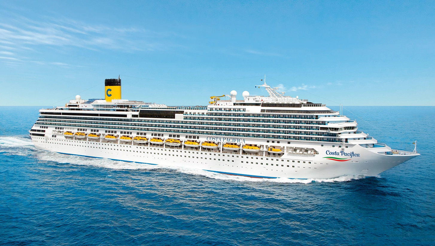 Spain, France, Italy, Tunisia cruise ship Costa Pacifica