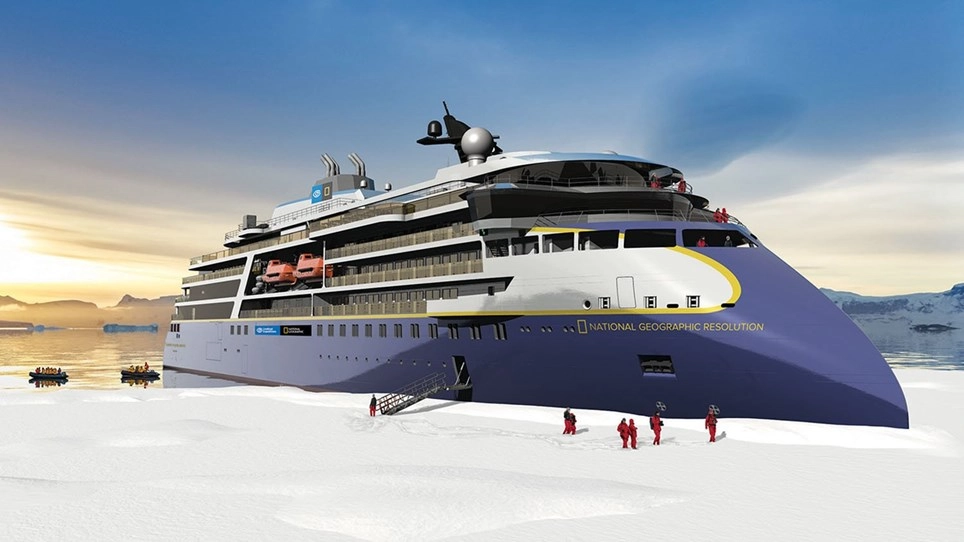 Voyage to Antarctica cruise ship National Geographic Resolution