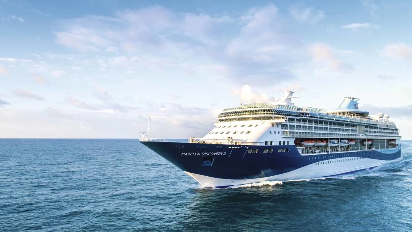 Adriatic Adventure followed by Sail Three Seas cruise ship Marella Discovery 2