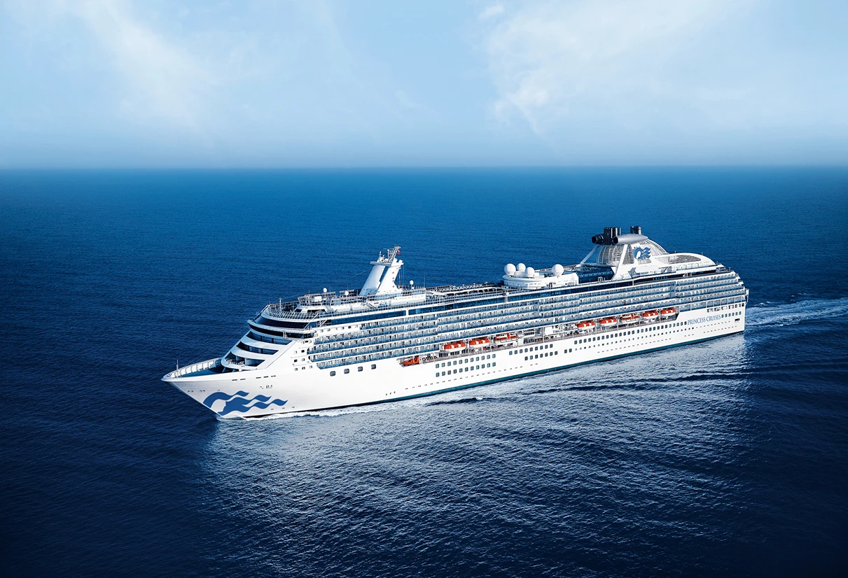 World Cruise Liner - Indian Ocean, Africa & Mediterranean cruise ship Coral Princess