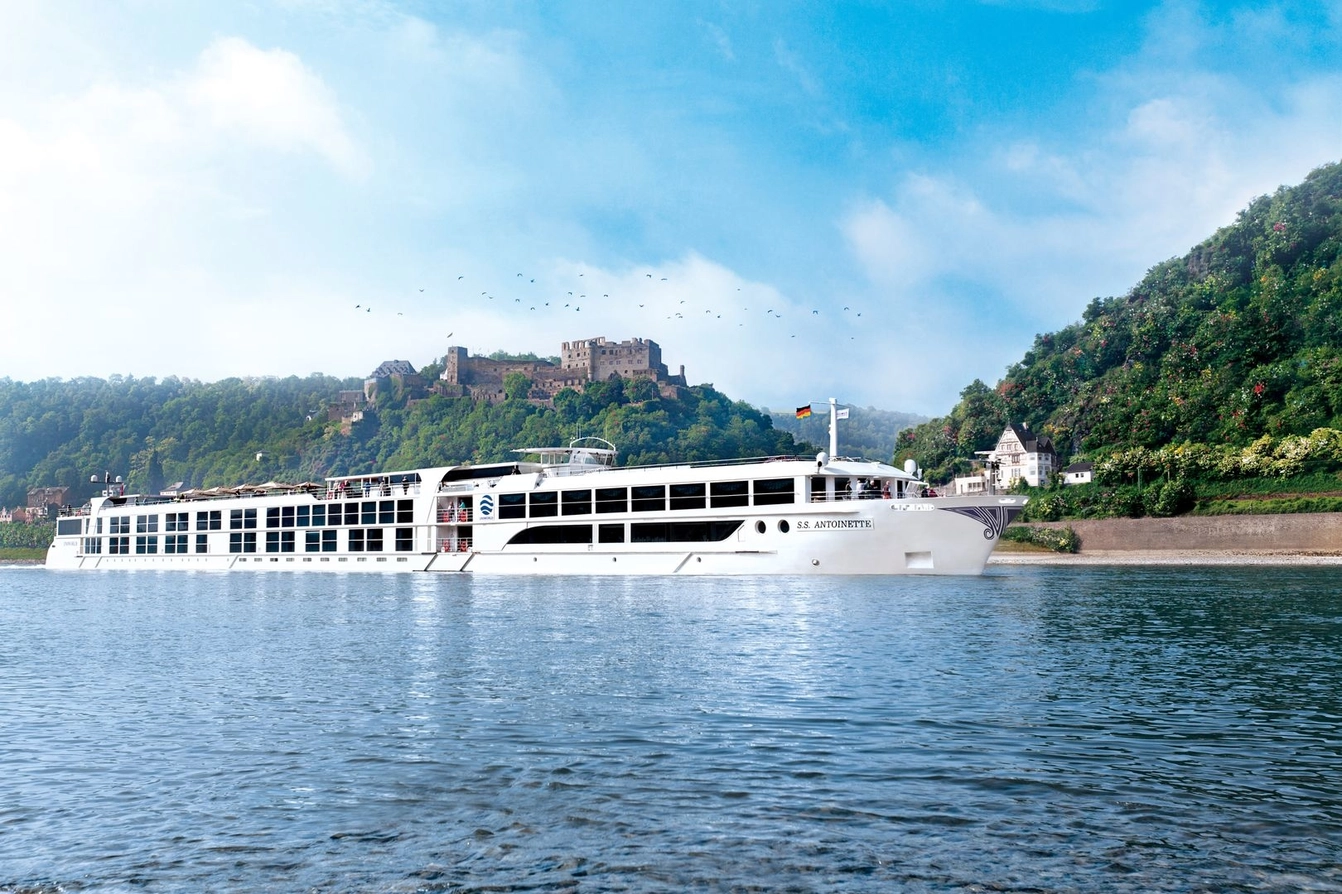Castles along the Rhine - Arnhem to Basel cruise ship S.S. Antoinette