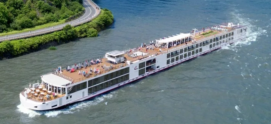 Lyon to Avignon cruise ship Viking Delling