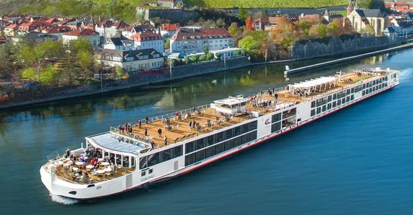 Lyon to Avignon cruise ship Viking Hermod